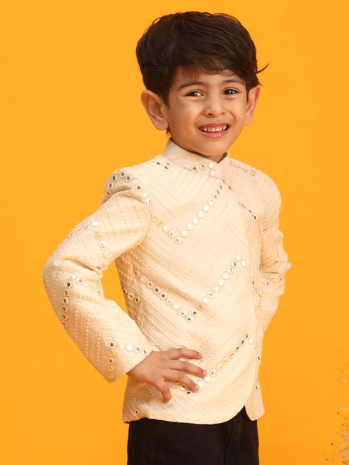 Boy's' Cream Jodhpuri